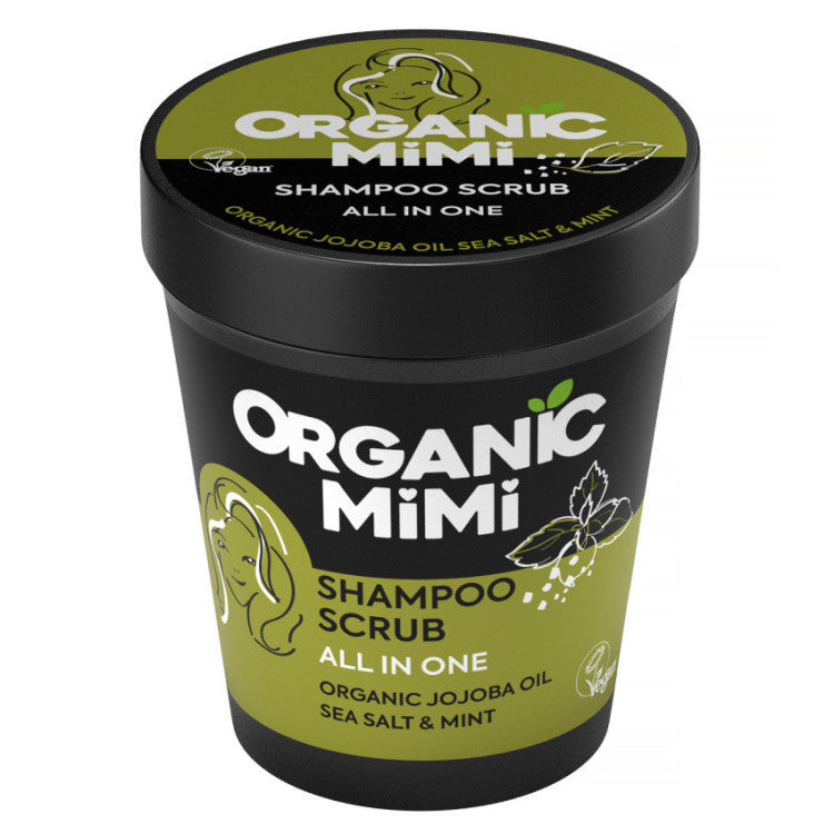 Champú Exfoliante Todo en Uno Sal Marina y Menta 280ml – ORGANIC MIMI