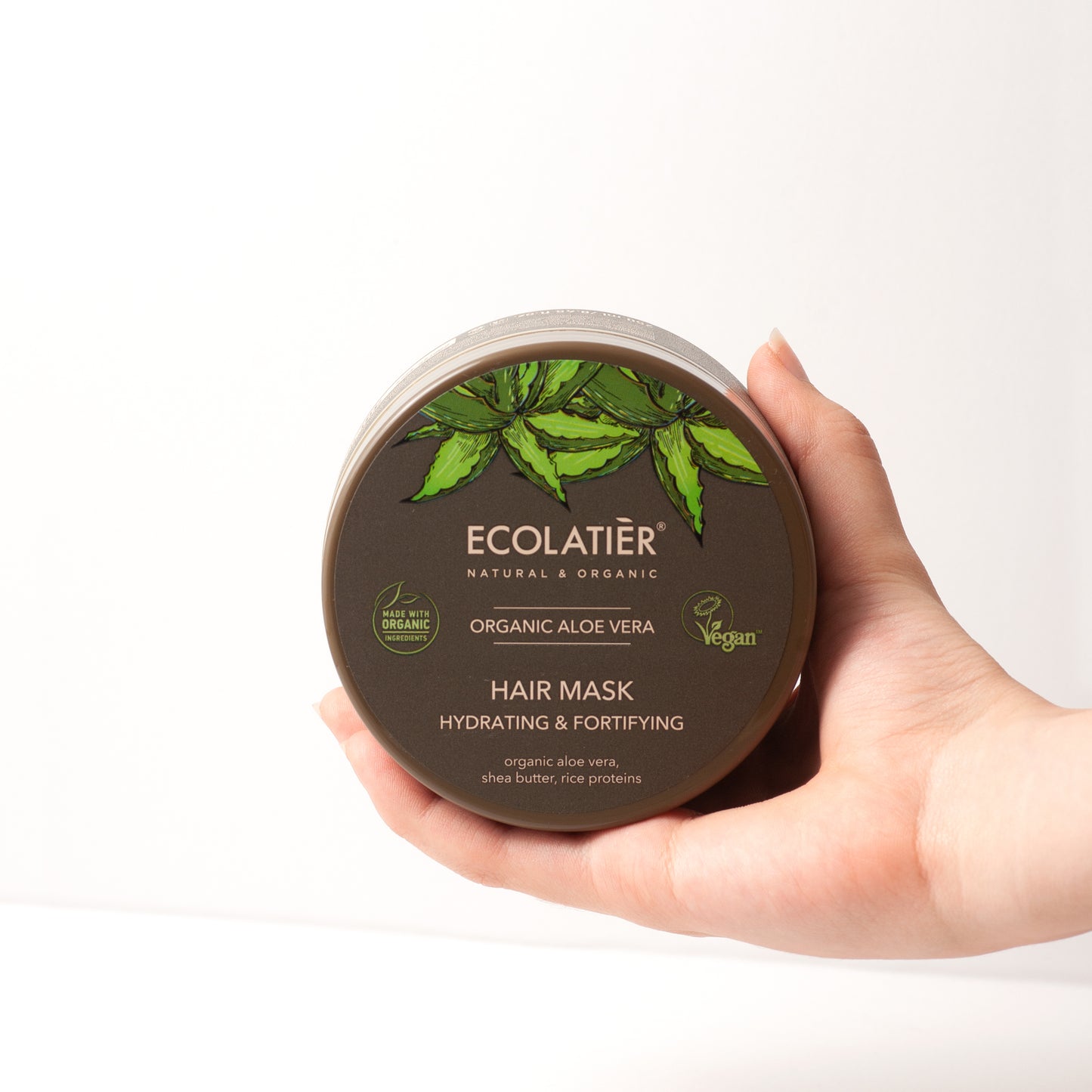 Mascarilla hidratante y fortificante aloe vera