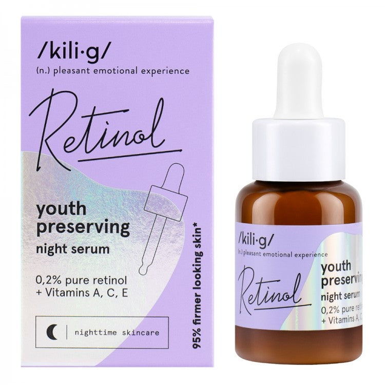 Suero facial de noche con retinol 30 ml – KILIG