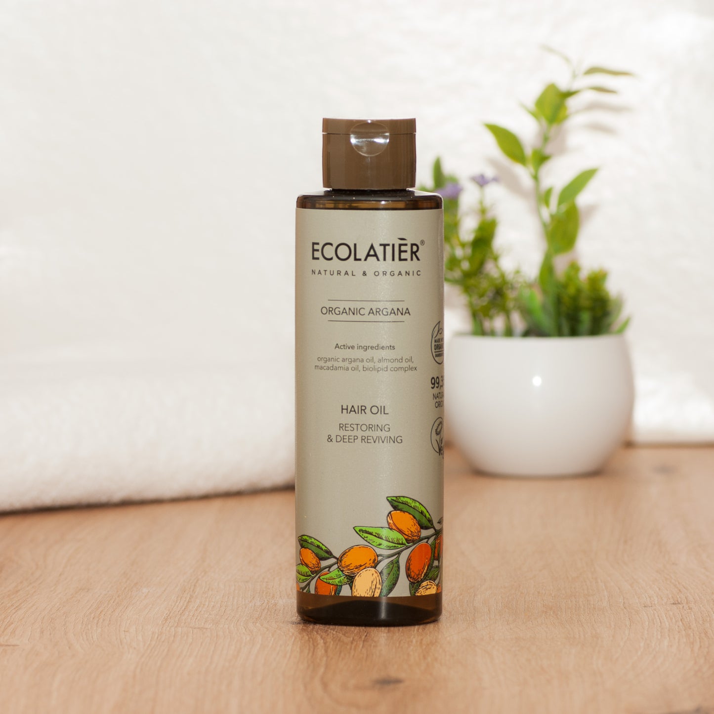 Aceite capilar, reparador y revitalizante de Argán Ecológico 200ml -ECOLATIER