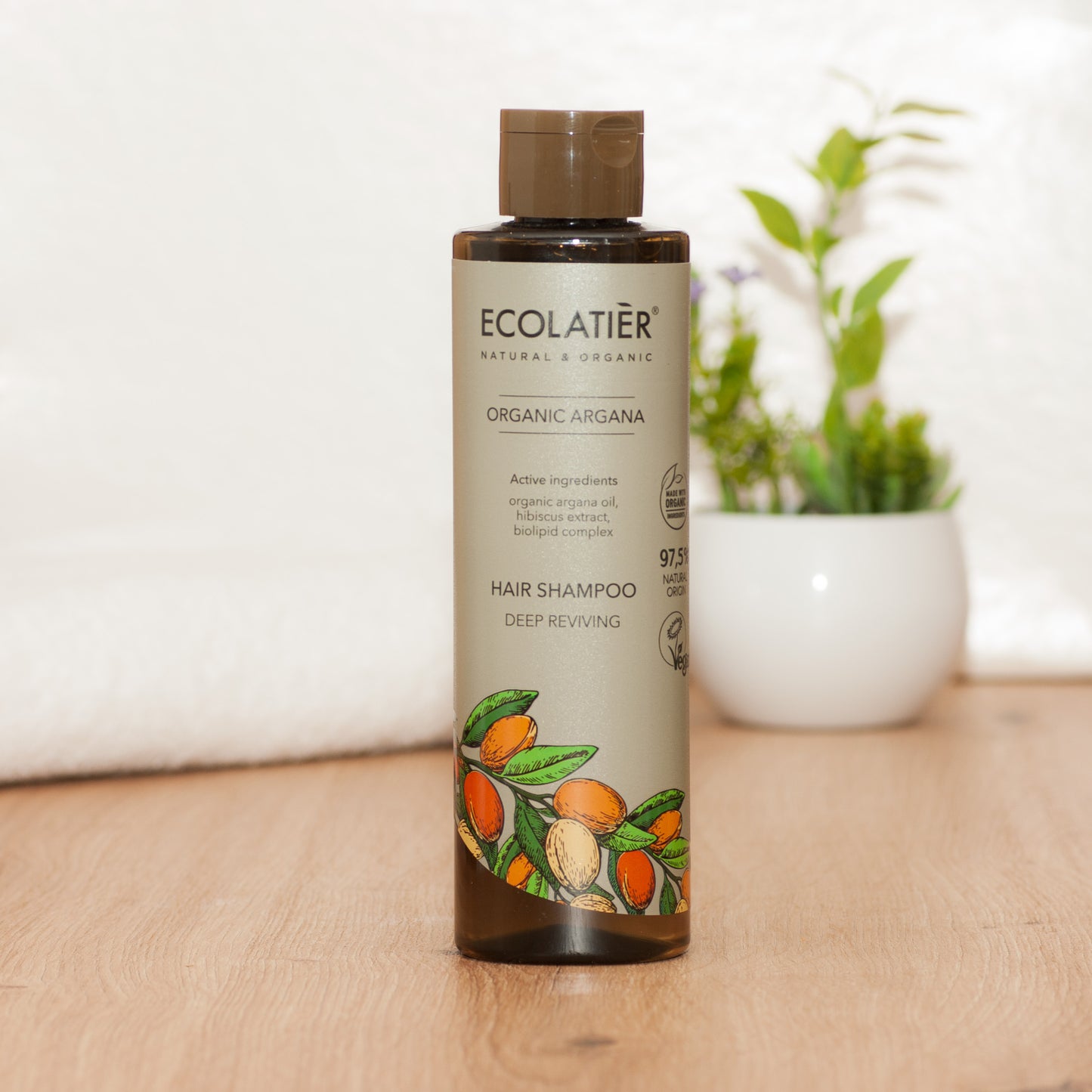 Champú Revitalización profunda Argán Ecológico 250ml - ECOLATIER