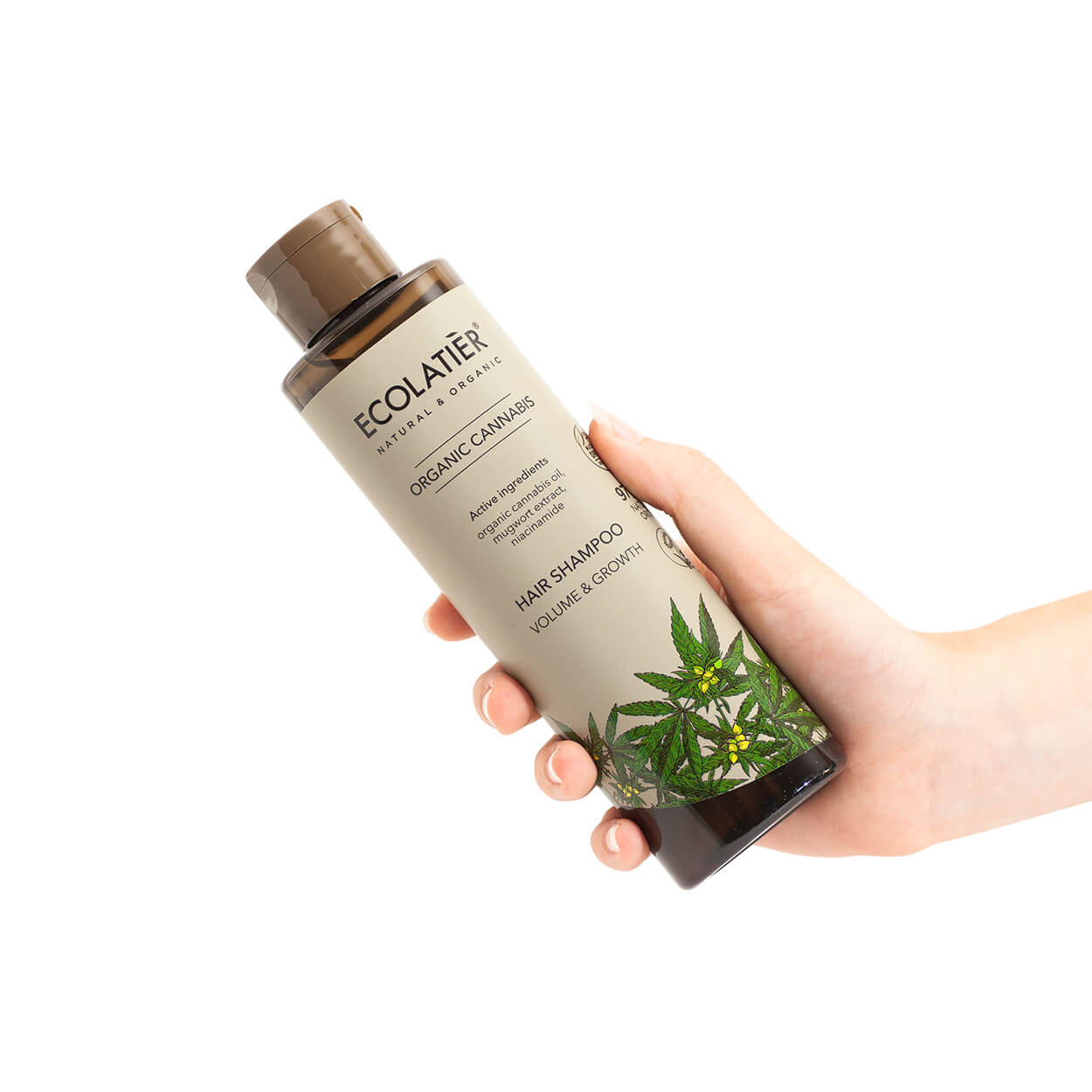 Champú Capilar Cannabis Ecológico 250ml ECOLATIER — volumen y fortalecimiento natural | Nativva