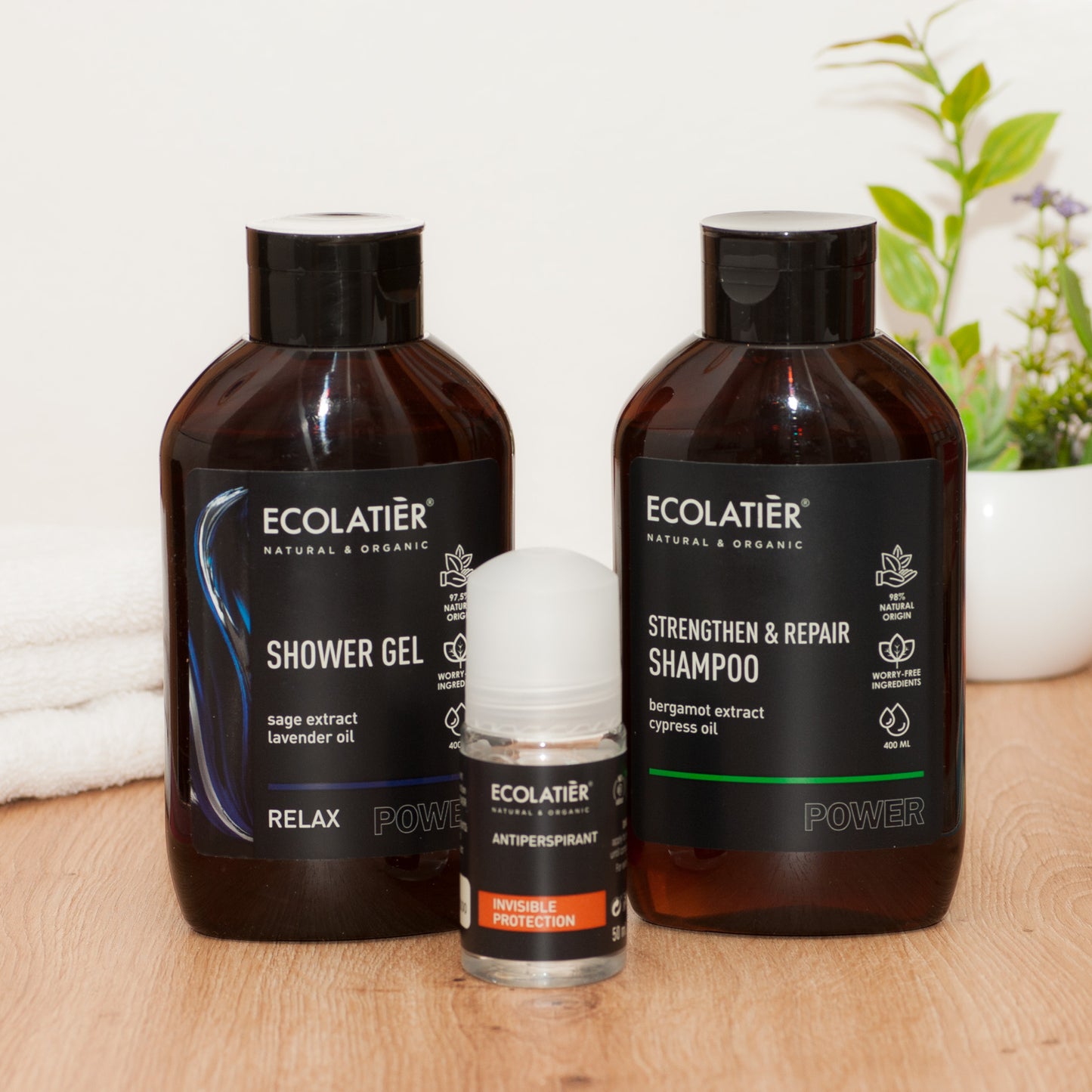 Ritual cuidado Completo para Él — ducha, cabello y protección en 3 pasos