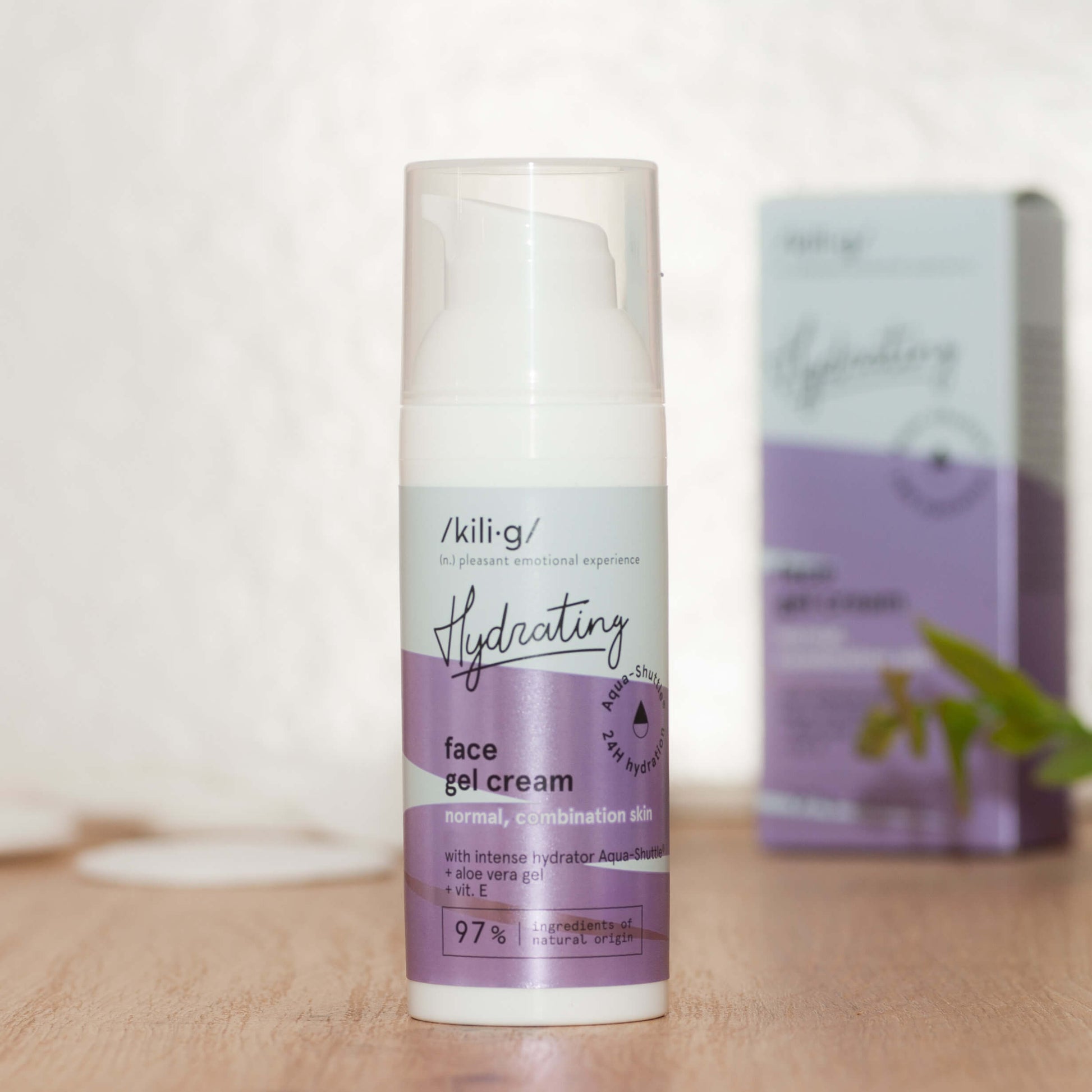 Gel crema facial hidratante intensiva para pieles normales y mixtas 50ml – KILIG