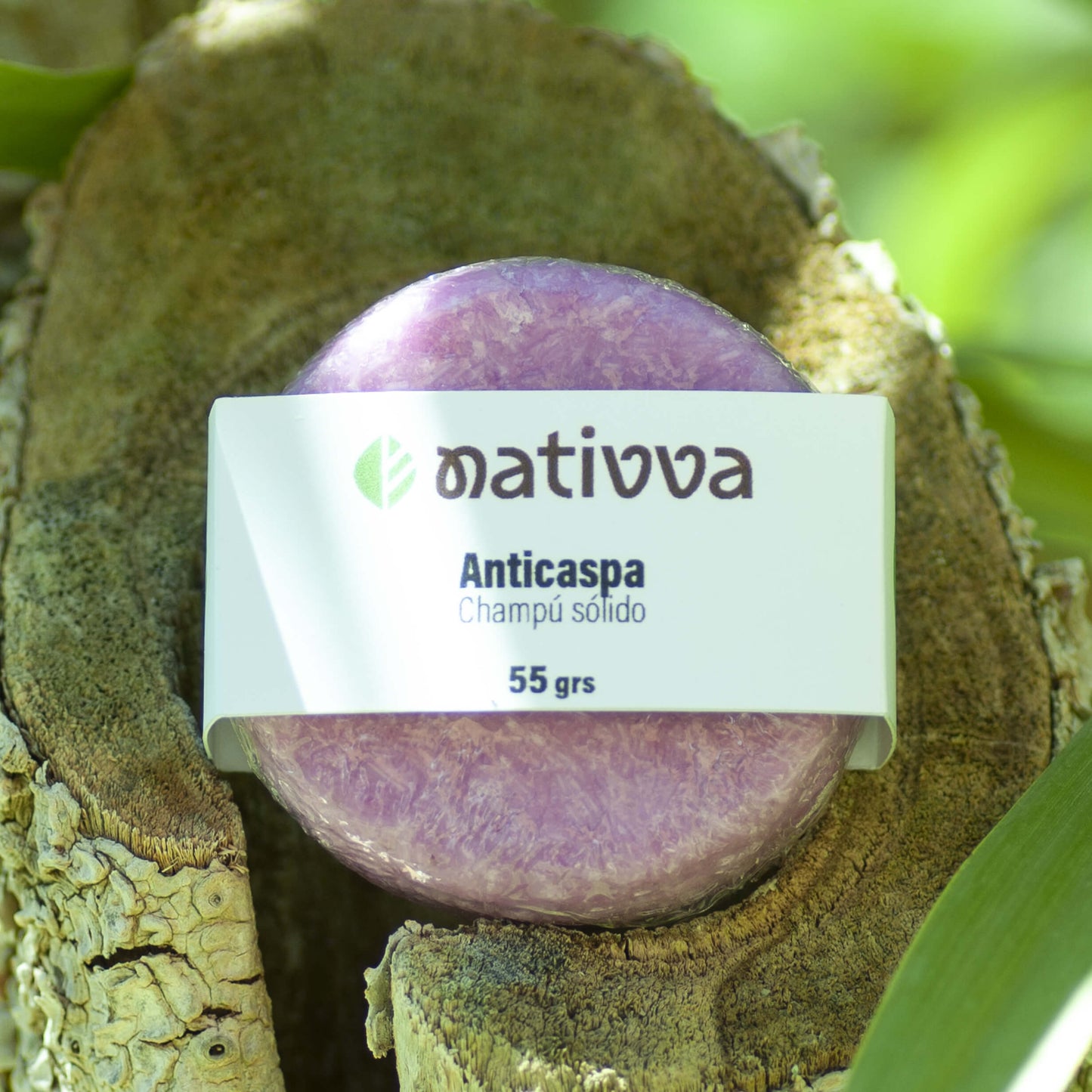 Champú Sólido Anticaspa con Ácido Salicílico y Menta 55 g
