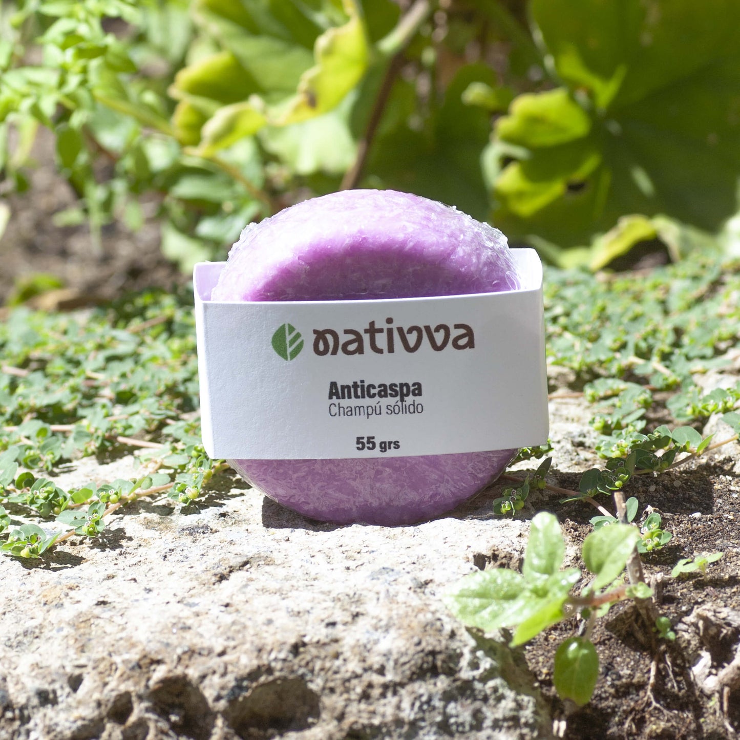 Champú Sólido Anticaspa con Ácido Salicílico y Menta 55 g