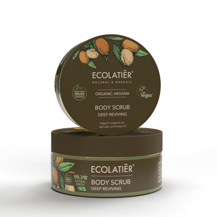 Exfoliante Corporal Reactivación Profunda Argán Ecológico 300g — ECOLATIER