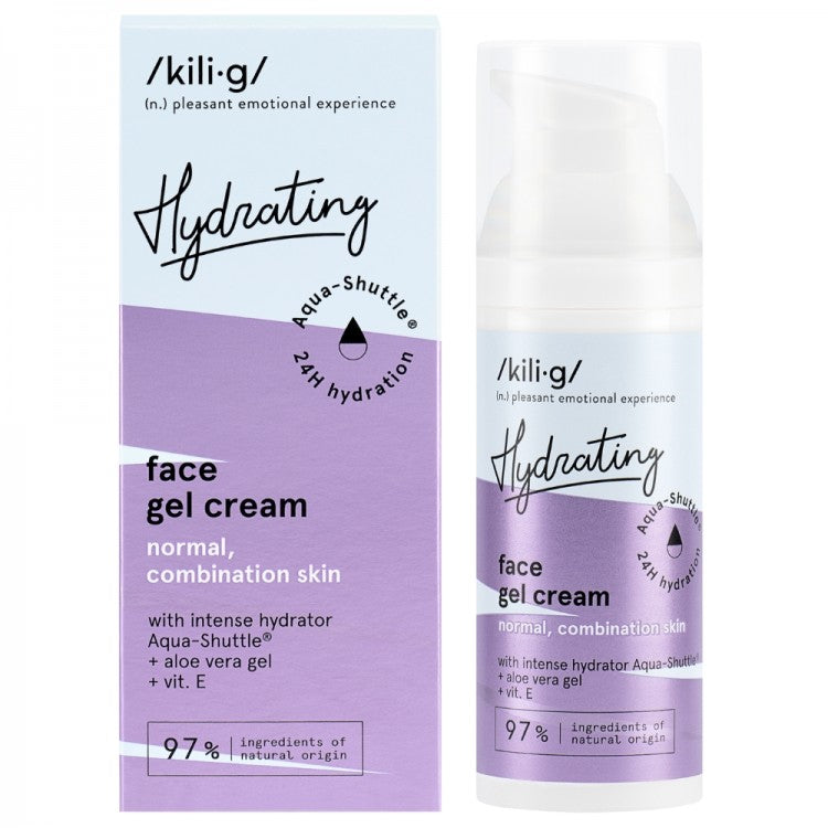 Gel crema facial hidratante piel normal y mixta KILIG 50ml