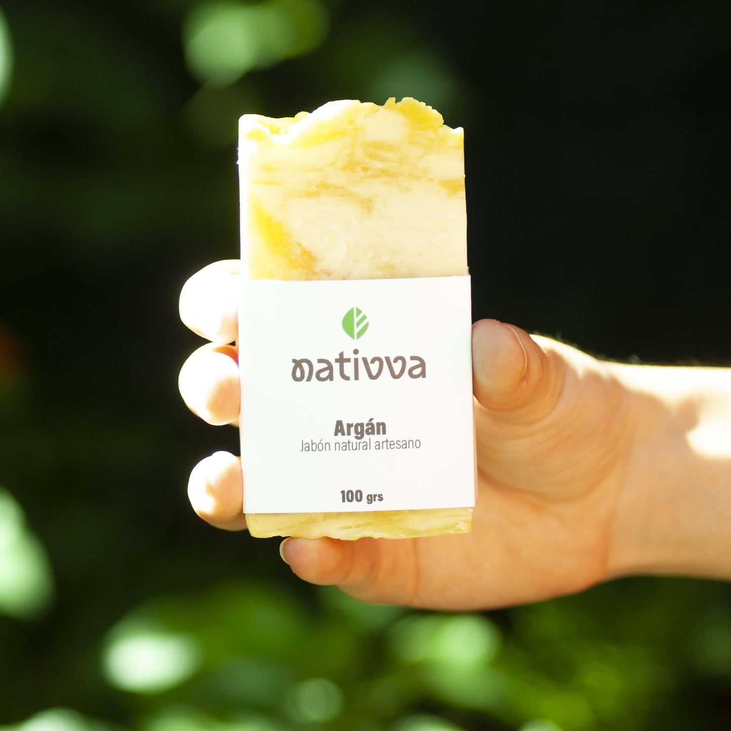 Jabón Sólido de Aceite de Oliva y Argán 100 g – Artesano