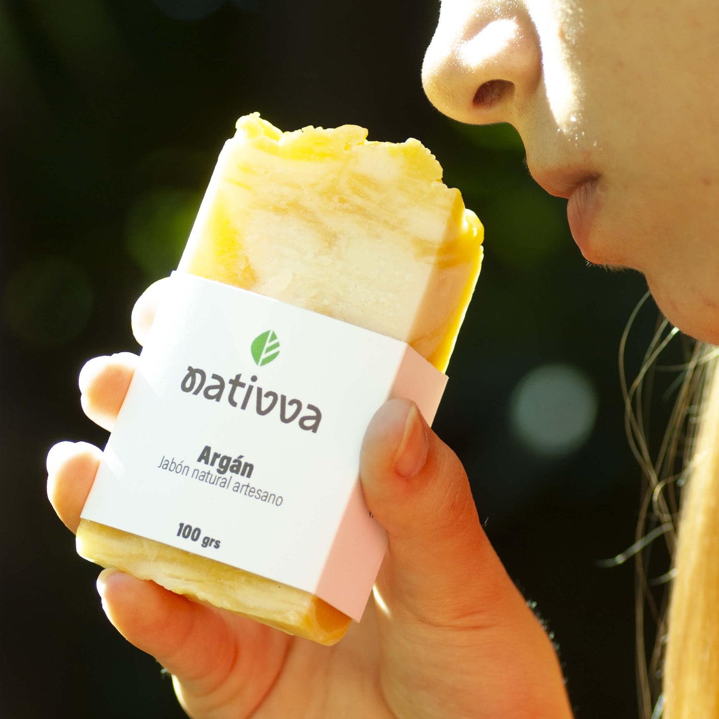 Jabón Sólido de Aceite de Oliva y Argán 100 g – Artesano