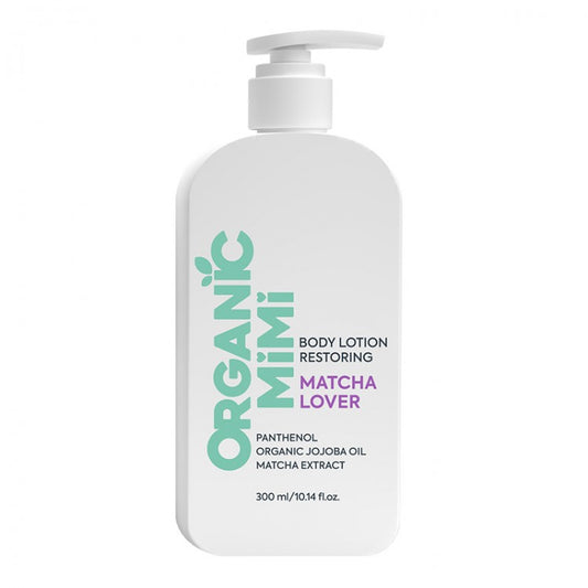 Loción corporal restauradora matcha de Organic Mimi – 300ml