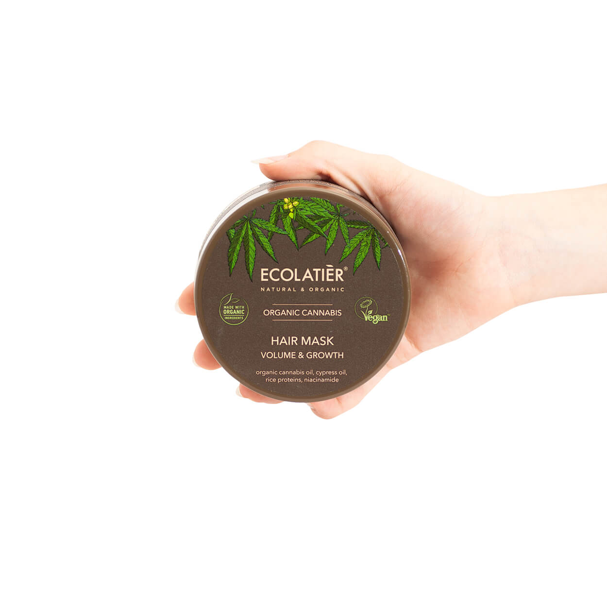 Mascarilla Capilar Cannabis Ecológico 250ml ECOLATIER — nutrición y cuerpo para el cabello | Nativva