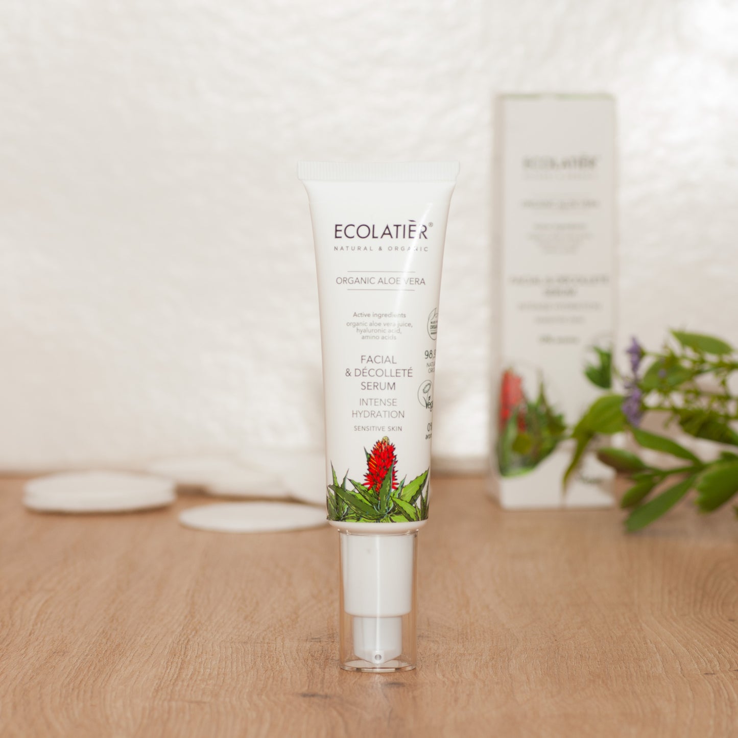 Sérum facial aloe vera ecológico ECOLATIER